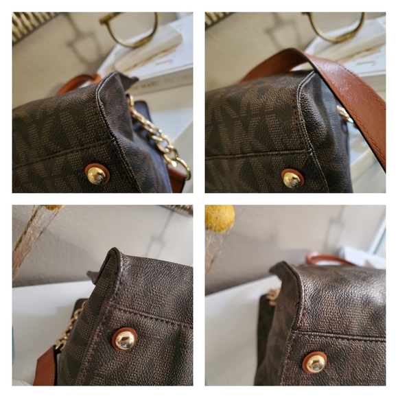 Michael Kors Signature Hamilton Tote Handbag - Picture 13 of 13